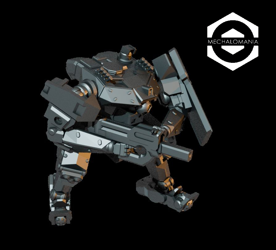 Panzer 9 BCV: Machinegun and Shield (mech)